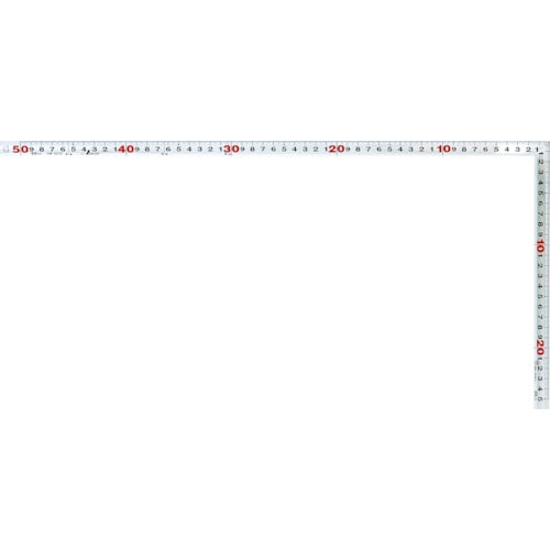 トラスコ中山 シンワ 曲尺シルバー50cm鉄工用（ご注文単位1本）【直送品】
