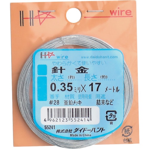 トラスコ中山 ダイドーハント 針金 #28X17m（ご注文単位1巻）【直送品】