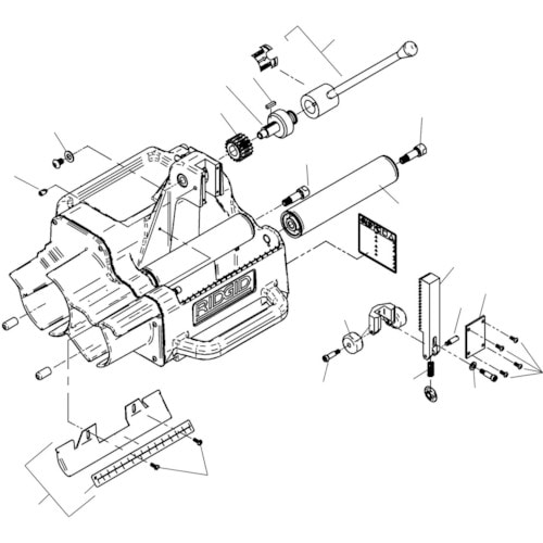 トラスコ中山 RIDGID 高速管端処理機用パーツ 10343 ホイール ピン F／122J－S（F／SS） 788-1339  (ご注文単位1パック) 【直送品】