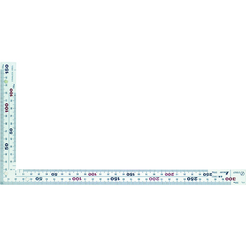 トラスコ中山 シンワ 曲尺厚手広巾30cmmg付（ご注文単位1本）【直送品】