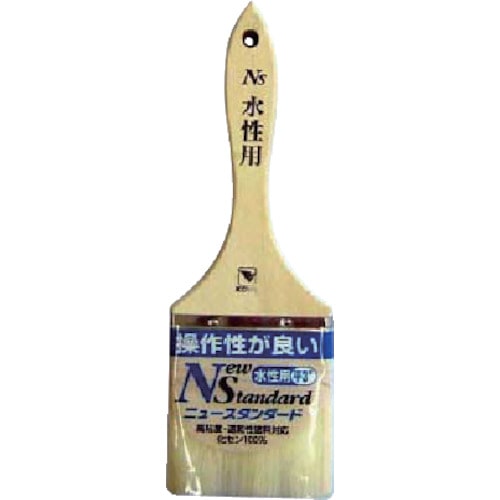 トラスコ中山 KOWA NS水性用ハケ平3インチ 806-6319  (ご注文単位1本) 【直送品】