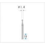 トラスコ中山 ナカニシ 電着ダイヤモンドバー (1Pk(袋)＝5本入) 刃径1.4mm　475-8668（ご注文単位1パック）【直送品】