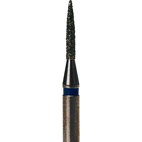 トラスコ中山 ナカニシ 電着ダイヤモンドバー 粒度#130 砲弾 刃径1.2mm 刃長8mm　829-2550（ご注文単位1本）【直送品】