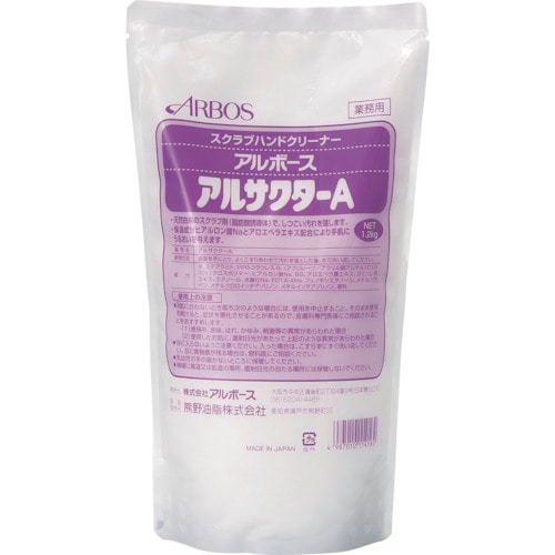 トラスコ中山 アルボース アルサクターA 1.2kg（ご注文単位1本）【直送品】