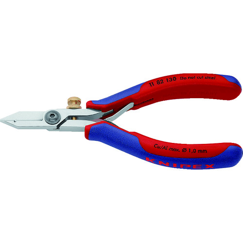 トラスコ中山 KNIPEX 1182-130 エレクトロニクスワイヤーストリッパー（ご注文単位1個）【直送品】