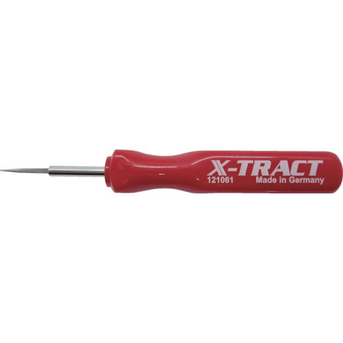 トラスコ中山 ワルター ピン抜き工具 X-TRACT 平形状 先端尖りΦ0.8mm（ご注文単位1本）【直送品】