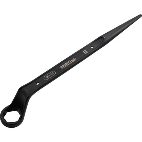 トラスコ中山 MUSTTOOL メガネレンチ 30×32 IM-DSM3032BKCR（ご注文単位1個）【直送品】