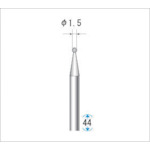 トラスコ中山 ナカニシ 電着ダイヤモンドバー 刃径1.5mm　475-9885（ご注文単位1本）【直送品】