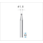 トラスコ中山 ナカニシ 電着ダイヤモンドバー 刃径1.8mm　475-9893（ご注文単位1本）【直送品】