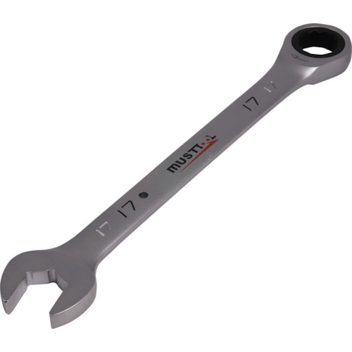 トラスコ中山 MUSTTOOL シャークギアレンチ 17mm MWS-17（ご注文単位1個）【直送品】