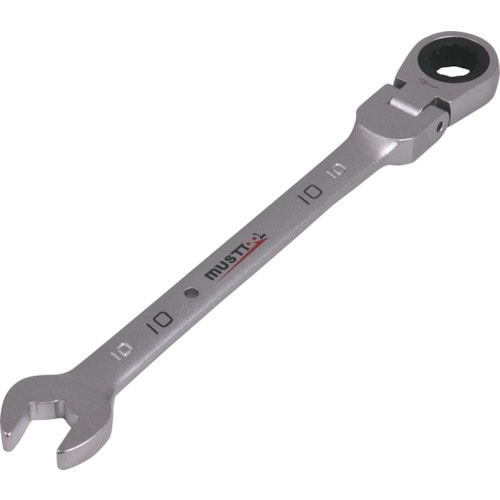 トラスコ中山 MUSTTOOL シャークフレキギアレンチ 10mm MWS-F10（ご注文単位1個）【直送品】