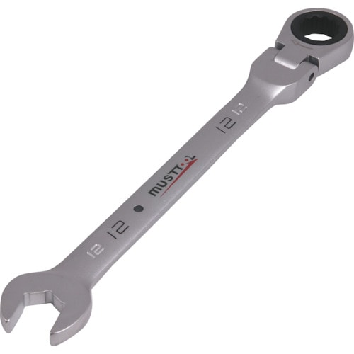 トラスコ中山 MUSTTOOL シャークフレキギアレンチ 12mm MWS-F12（ご注文単位1個）【直送品】