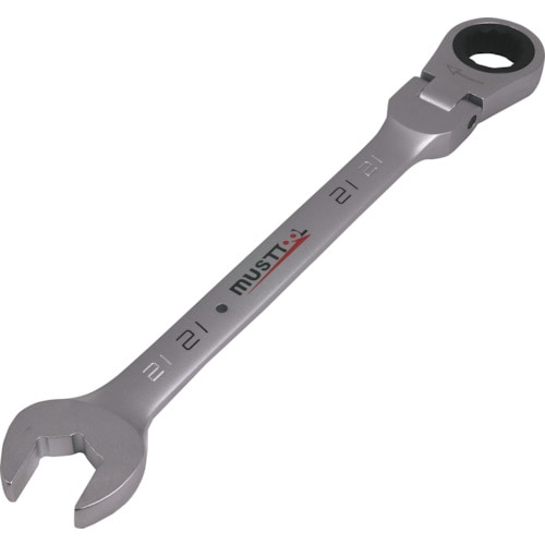 トラスコ中山 MUSTTOOL シャークフレキギアレンチ 21mm MWS-F21（ご注文単位1個）【直送品】