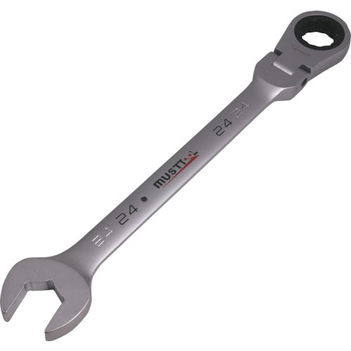 トラスコ中山 MUSTTOOL シャークフレキギアレンチ 24mm MWS-F24（ご注文単位1個）【直送品】