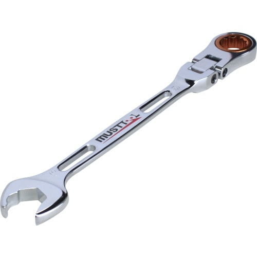 トラスコ中山 MUSTTOOL ダブルフレキ軽量ギアレンチ 13mm IM-DFGK13（ご注文単位1個）【直送品】