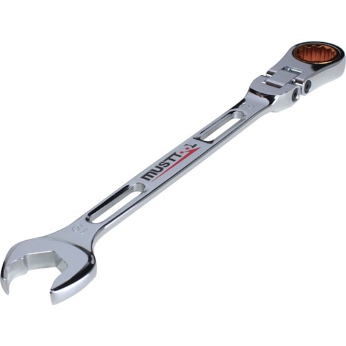 トラスコ中山 MUSTTOOL ダブルフレキ軽量ギアレンチ 19mm IM-DFGK19（ご注文単位1個）【直送品】