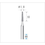 トラスコ中山 ナカニシ 電着ダイヤモンドバー 刃径1.8mm　476-0662（ご注文単位1本）【直送品】