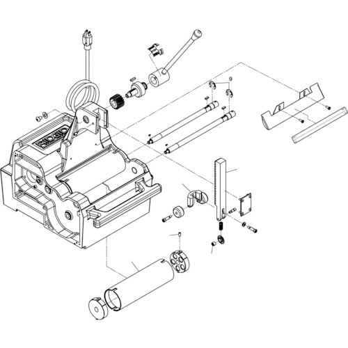 トラスコ中山 RIDGID 高速管端処理機用パーツ 3 チューブローラー（ご注文単位1パック）【直送品】