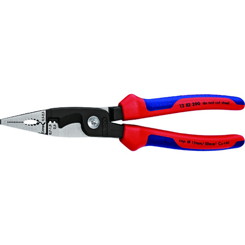 トラスコ中山 KNIPEX エレクトロプライヤー 200mm　446-7272（ご注文単位1個）【直送品】