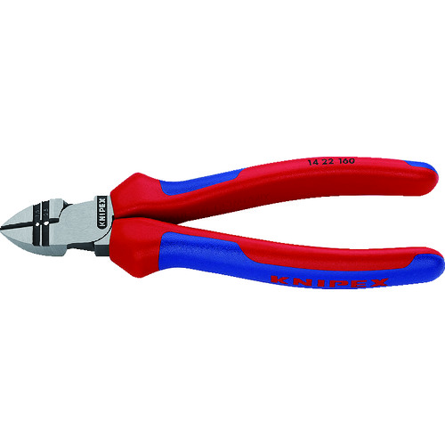 トラスコ中山 KNIPEX 1422-160 穴付ニッパー（ご注文単位1個）【直送品】