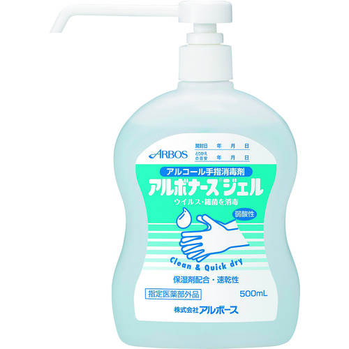 トラスコ中山 アルボース アルボナースジェル500ml(オートディスペンサー用)（ご注文単位1本）【直送品】