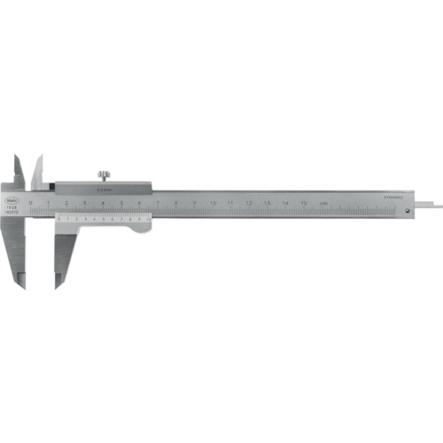 トラスコ中山 マール 標準ノギス バーニヤ ノギス 測定範囲0～150mm 最小表示0.02mm(4100650)（ご注文単位1本）【直送品】