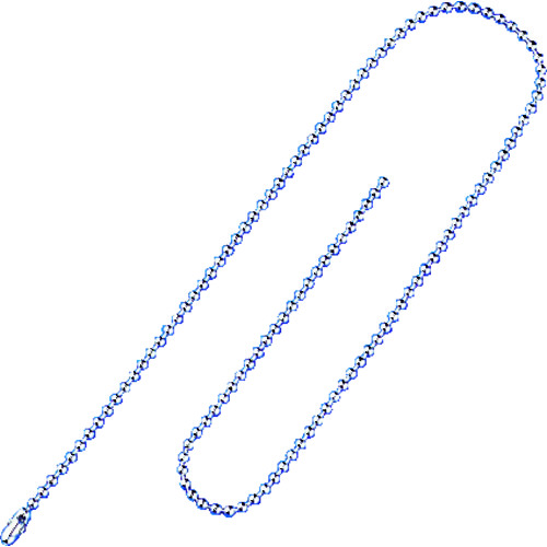 トラスコ中山 緑十字 ボールチェーン(玉鎖) 玉鎖C 2.5Φ×400mm 真ちゅう製 10本組（ご注文単位1パック）【直送品】