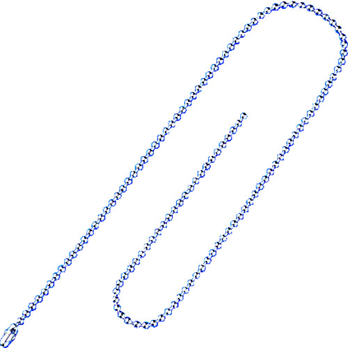 トラスコ中山 緑十字 ボールチェーン(玉鎖) 玉鎖C-S 2.3Φ×400mm ステンレス製 10本組（ご注文単位1パック）【直送品】