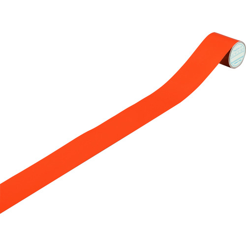 トラスコ中山 緑十字 配管識別テープ 黄赤(オレンジ) AH504(小) 50mm幅×2m アルミ（ご注文単位1巻）【直送品】