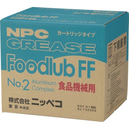 トラスコ中山 ニッペコ 食品機械用 フードルブFF NO.2 420ml（ご注文単位1本）【直送品】