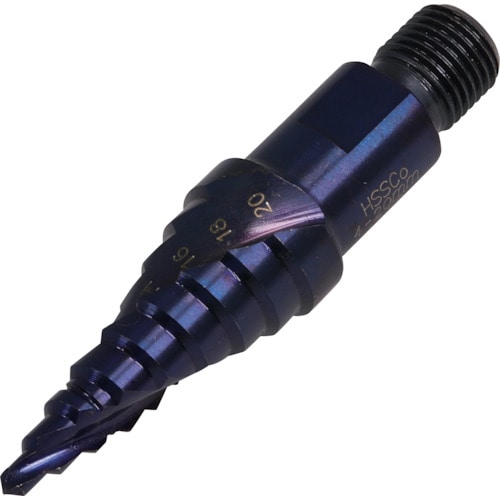 トラスコ中山 MUSTTOOL スパイラルステップドリル Φ4-20mm(9段) IM-STB420（ご注文単位1本）【直送品】