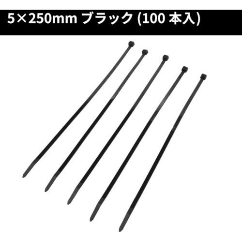 トラスコ中山 アストロプロダクツ AP 結束バンド250mm 100本入り（ご注文単位1袋）【直送品】