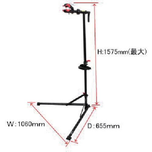 トラスコ中山 アストロプロダクツ バイシクルメンテナンススタンド BM719（ご注文単位1台）【直送品】