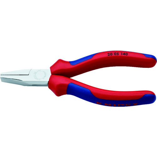 トラスコ中山 KNIPEX 2005-140 平ペンチ（ご注文単位1個）【直送品】