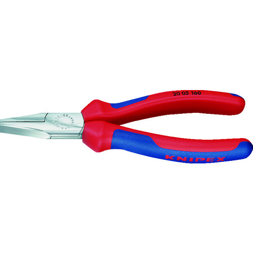 トラスコ中山 KNIPEX 2005-160 平ペンチ（ご注文単位1個）【直送品】