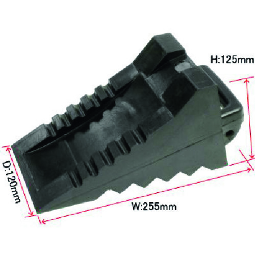 トラスコ中山 アストロプロダクツ 輪止め 2トン車用 TS310 214-9593  (ご注文単位1個) 【直送品】