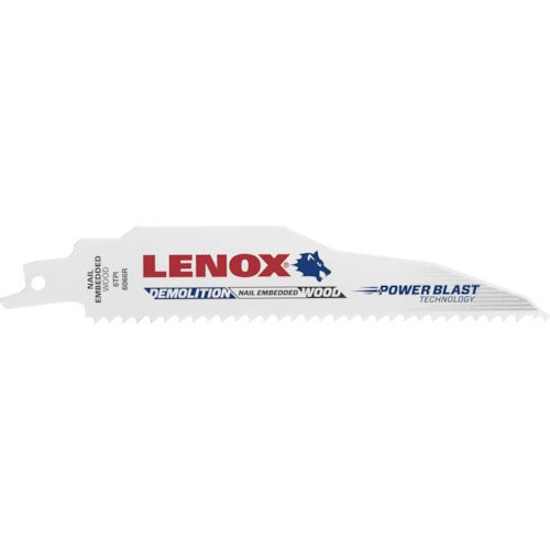 トラスコ中山 LENOX 解体用セーバーソーブレード 6066R5 150mm×6山 (5枚入り)（ご注文単位1パック）【直送品】