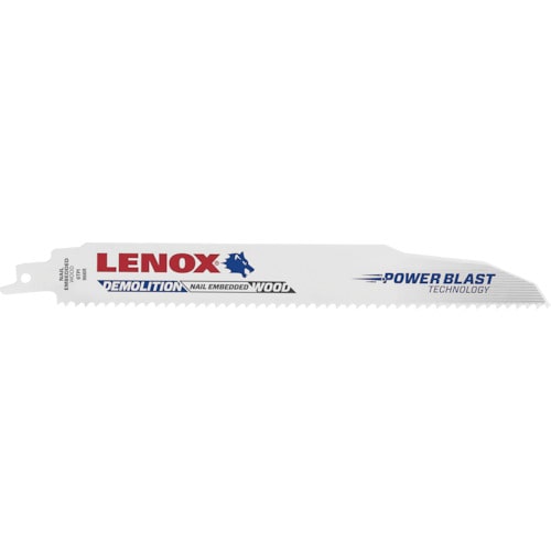 トラスコ中山 LENOX 解体用セーバーソーブレード 966R5 225mm×6山 (5枚入り)（ご注文単位1パック）【直送品】