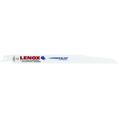 トラスコ中山 LENOX バイメタルセーバーソーブレード B956R 225mm×6山 (25枚入り)（ご注文単位1パック）【直送品】