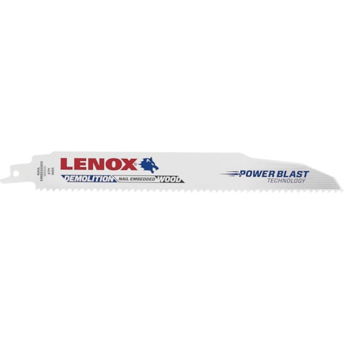 トラスコ中山 LENOX 解体用セーバーソーブレード 966R 225mm×6山 (2枚入り)（ご注文単位1パック）【直送品】