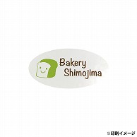 【オリジナル印刷】 特注シール 楕円　15×30 2色印刷 5000枚