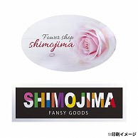 【オリジナル印刷】 特注シール（エンビ） 縦横の寸法合計80mm以内　300枚 フルカラー 1式