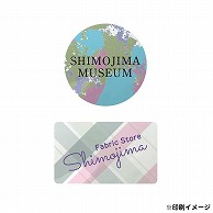 【オリジナル印刷】 特注シール（透明PET） 縦横の寸法合計40mm以内　100枚 フルカラー 1式