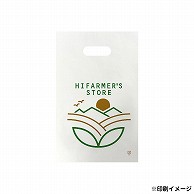 【オリジナル印刷】 特注HDポリ袋 22－35　2C ナチュラルまたは乳白 15000枚