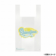 【オリジナル印刷】 特注バイオレジ袋 L 2C ナチュラルまたは乳白 10000枚