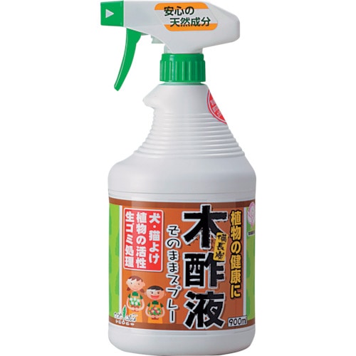 トラスコ中山 トヨチュー 備長炭 木酢スプレー900ml（ご注文単位1本）【直送品】