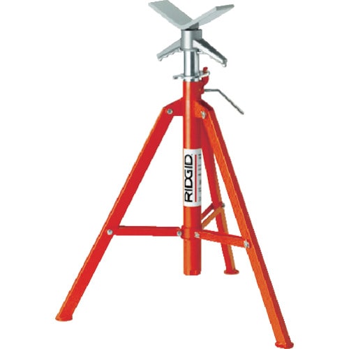 トラスコ中山 RIDGID Vヘッド折りたたみパイプスタンド(高) VF‐99（ご注文単位1台）【直送品】