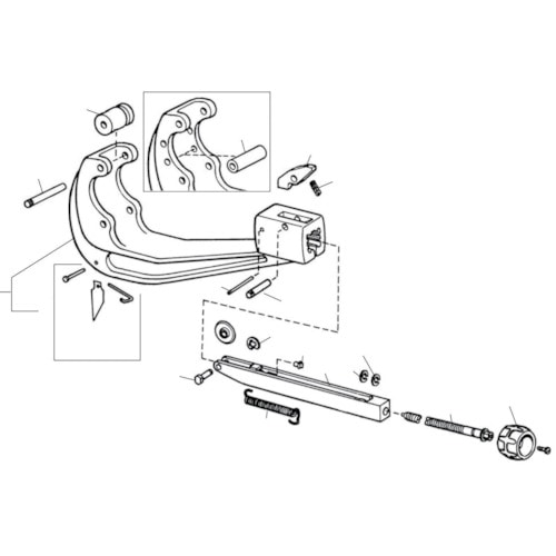 トラスコ中山 RIDGID チューブカッター用パーツ フィードスクリュー アッセンブリー F／154.156 788-1614  (ご注文単位1パック) 【直送品】