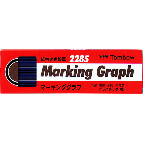 トラスコ中山 Tombow マ-キンググラフ 藍色（ご注文単位1箱）【直送品】