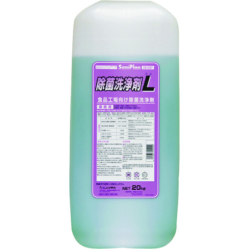 トラスコ中山 ニイタカ サニプラン除菌洗浄剤L 20kg（ご注文単位1個）【直送品】